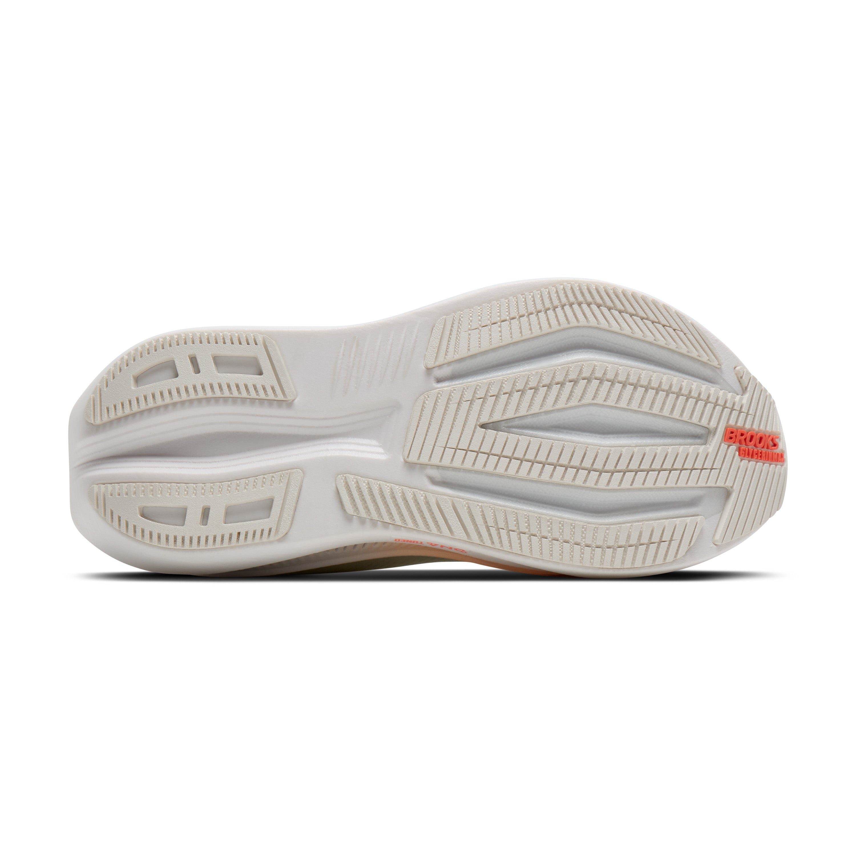 Brooks Glycerin Max 2 Womens Running Shoes - White/Coral/Peach