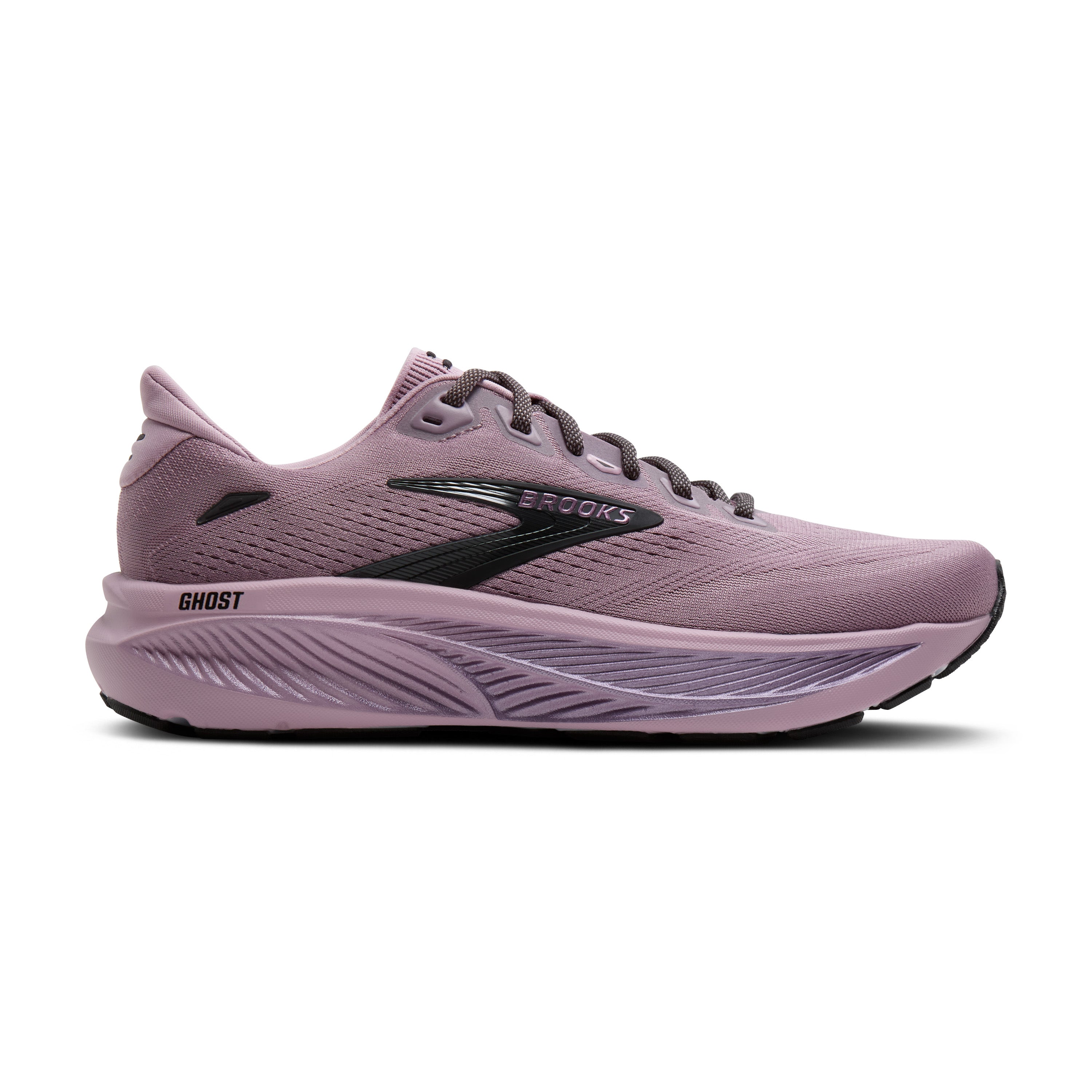 Brooks Ghost 18 Womens Running Shoe - Elderberry/Black