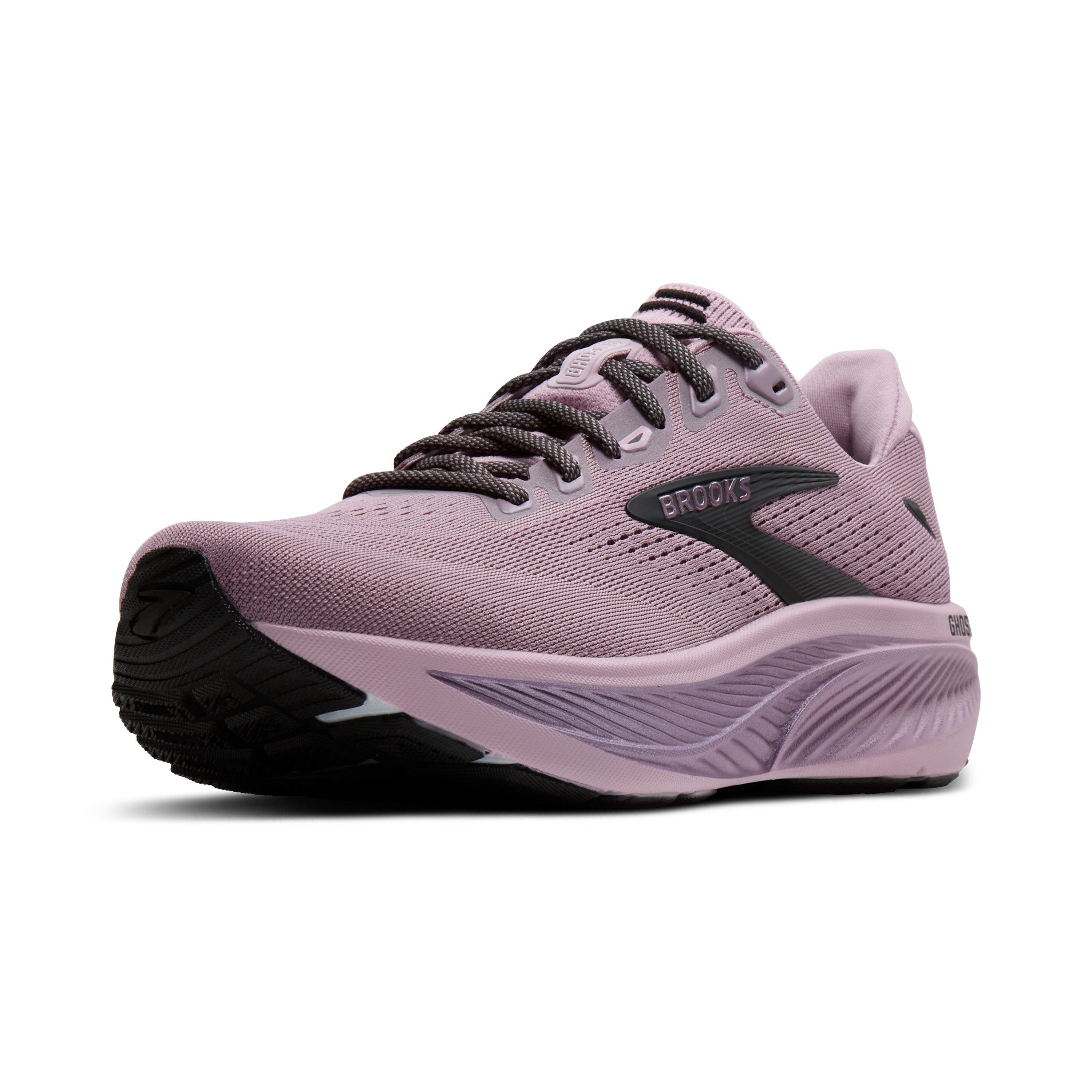 Brooks Ghost 18 Womens Running Shoe - Elderberry/Black