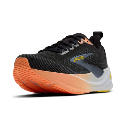 Brooks Ghost Max 4 Womens Running Shoes - Black/Folkstone/Cyber Peach
