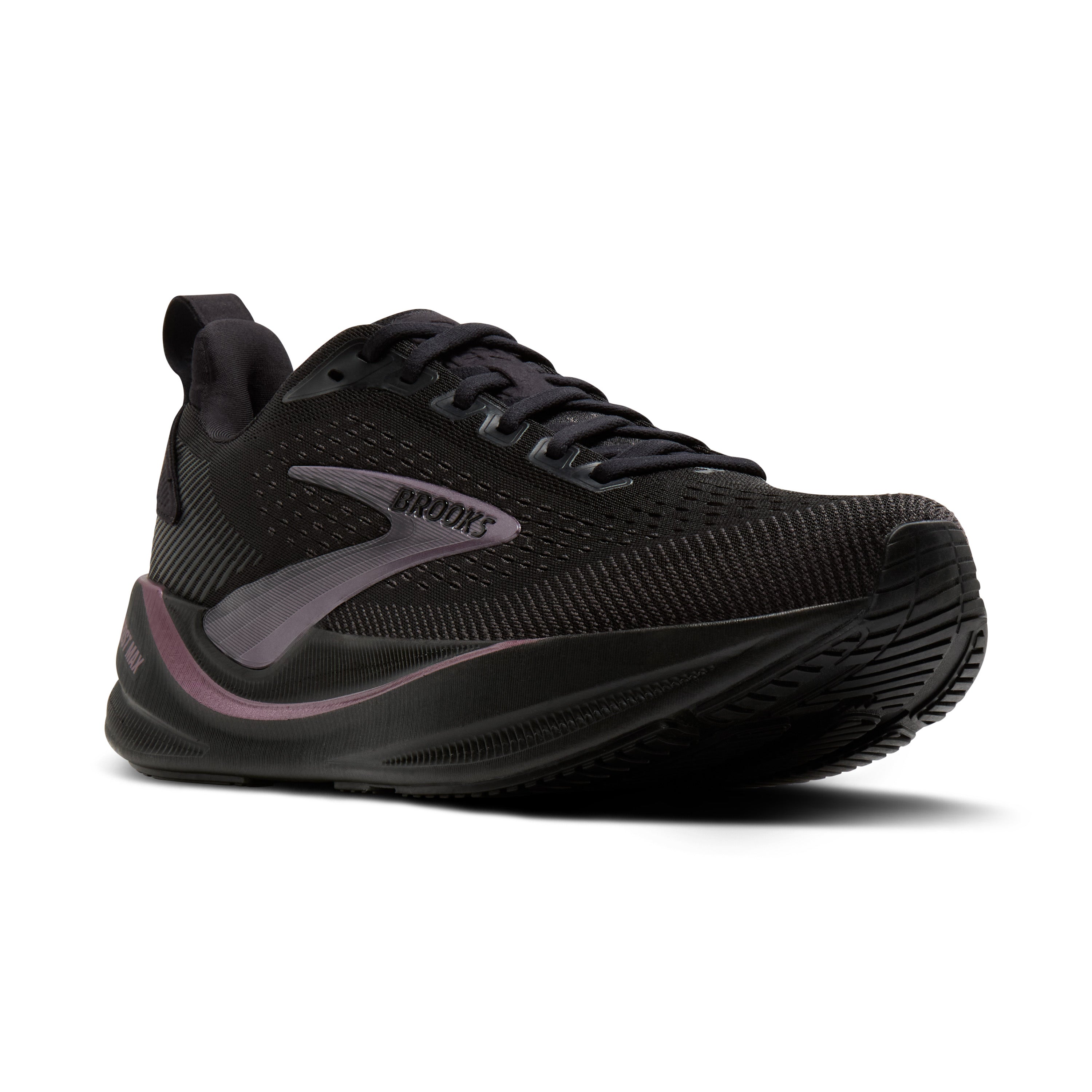 Brooks Ghost Max 4 Womens Running Shoes - Black/Black/Rose Gold