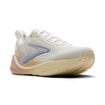 Brooks Ghost Max 4 Womens Running Shoes - White/Rose/Rutabaga