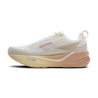 Brooks Ghost Max 4 Womens Running Shoes - White/Rose/Rutabaga