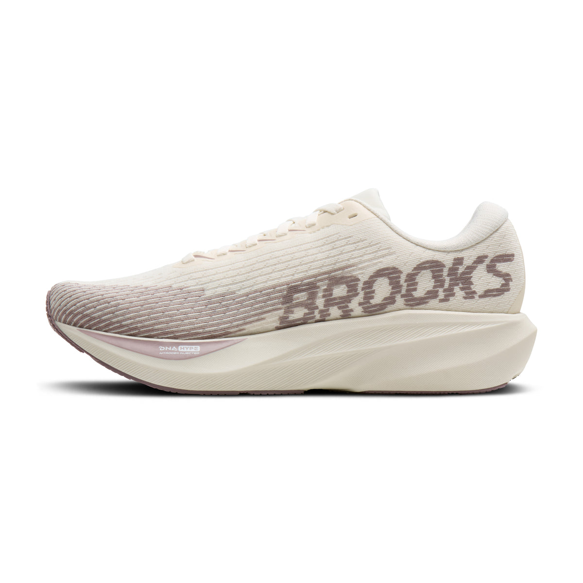 Brooks Ghost Amp Womens Running Shoe - Arctic Wolf/Dove/Pink