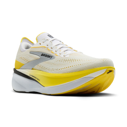 Brooks Hyperion Max 4 Women's Running Shoes - White/Cyber Yellow/Black