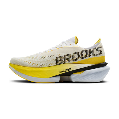 Brooks Hyperion Max 4 Women's Running Shoes - White/Cyber Yellow/Black