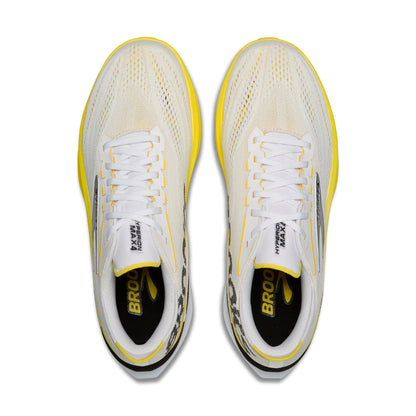 Brooks Hyperion Max 4 Women's Running Shoes - White/Cyber Yellow/Black