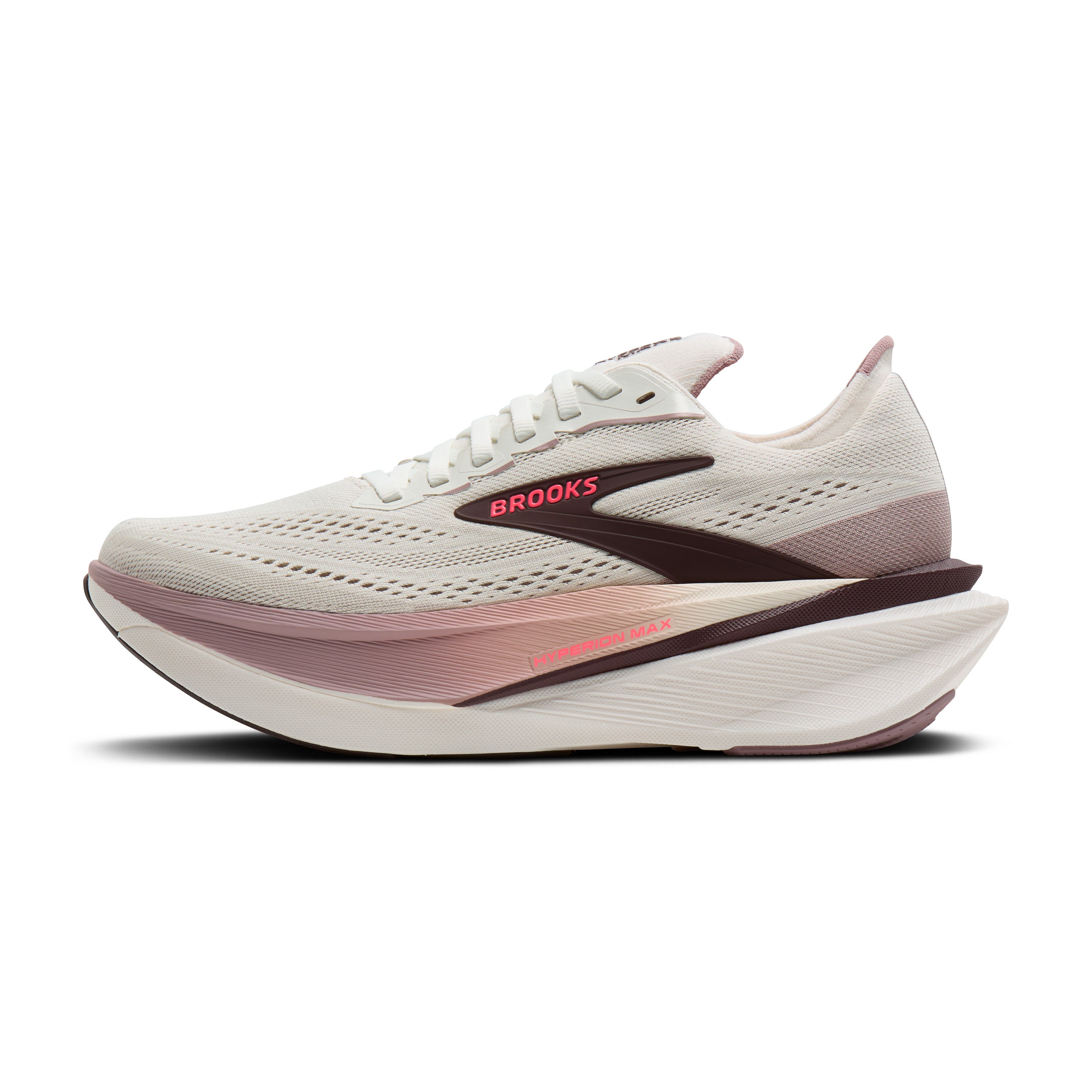 Brooks Hyperion Max 4 Women's Running Shoes - Coconut/Raisin/Pink