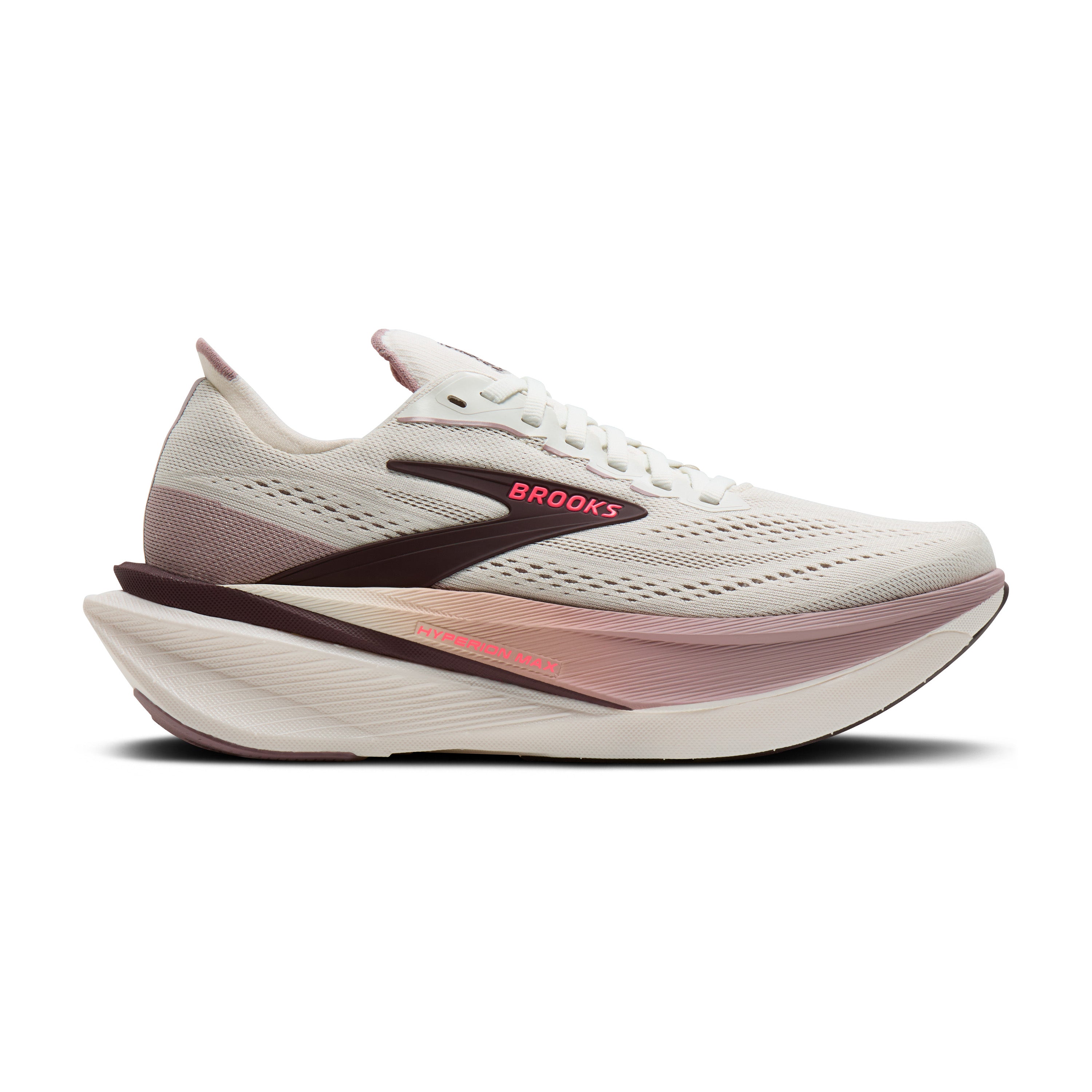 Brooks Hyperion Max 4 Women's Running Shoes - Coconut/Raisin/Pink