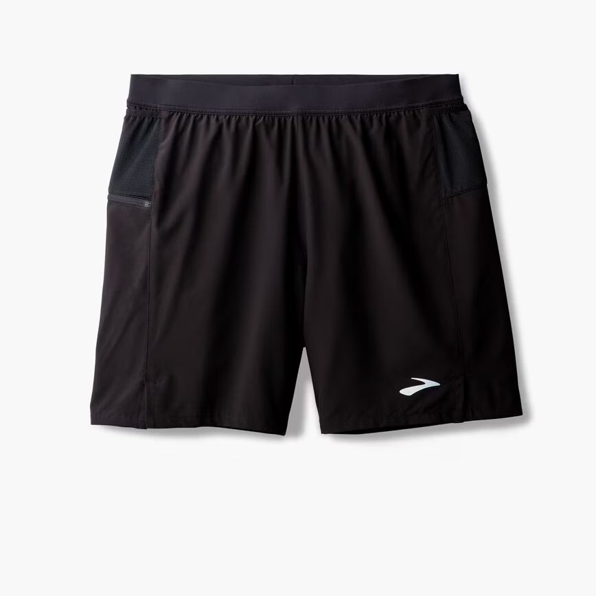 Brooks Journey 7" 2-in-1 Short - Black
