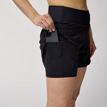 Brooks Chaser 5" 2-in-1 Short 2.0 - Black