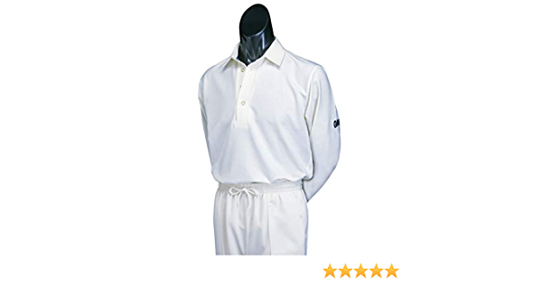 Gunn & Moore Premier Long Sleeve Cricket Shirt - Cream