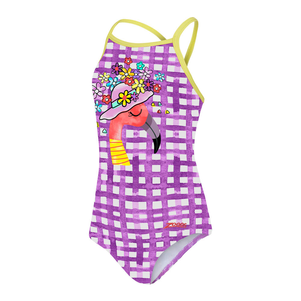 Zoggs Flamingo Crossback Ecolast Swimsuit Infants