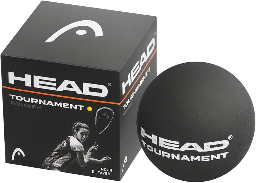 Head Tournament Single Yellow Dot Squash Ball