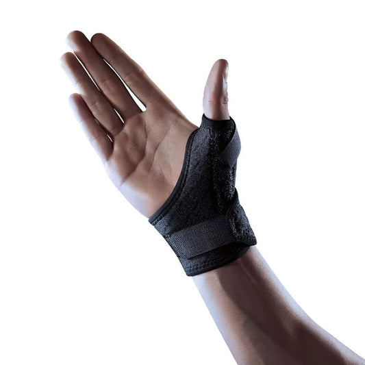 Image of wrist and thumb support on model