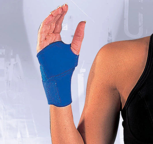 Image of wrist support on model
