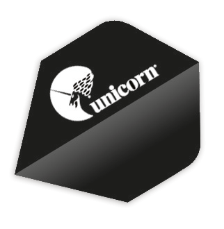 Unicorn Maestro .100 Black Big Wing Dart Flights (3 pack)