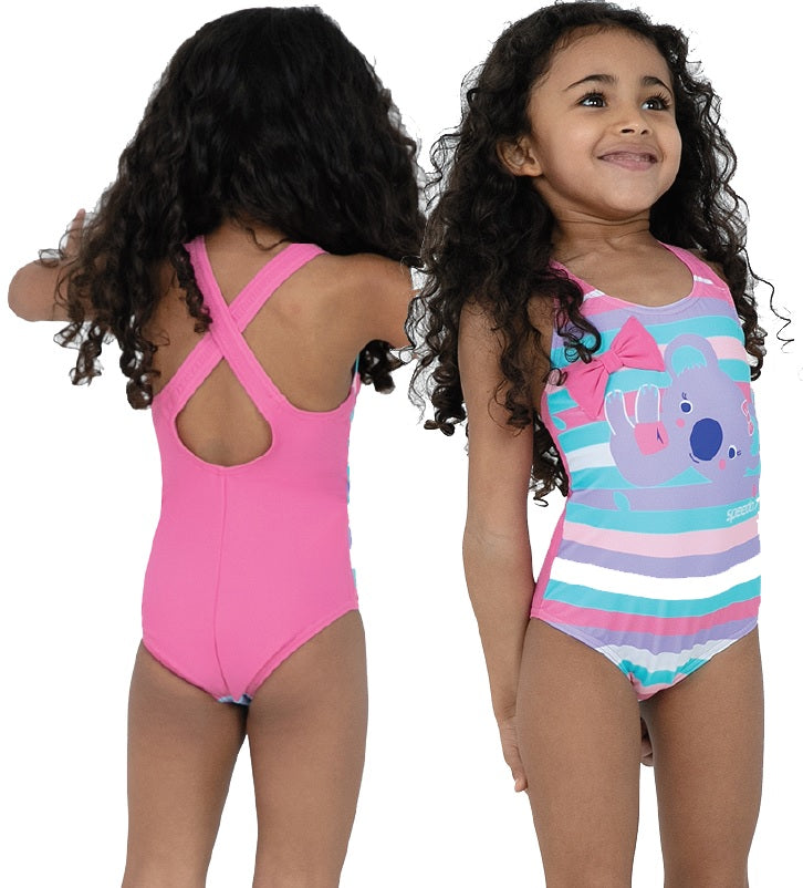 Image of swimsuit on model