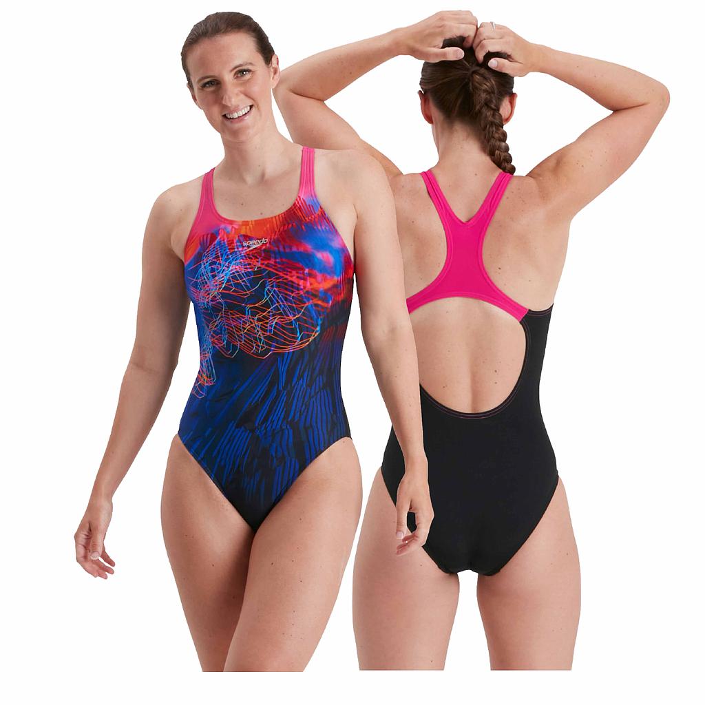 Image of swim suit on model