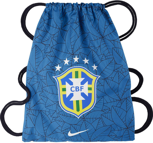 Nike Brasil Football Team Allegiance Gym Sack Bag-Blue, One Size