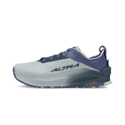 Altra Olympus 6 Womens Trail Running Shoes - Grey / Blue