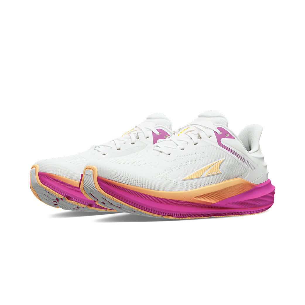 Altra Torin 8 Womens Running Shoes - White/Orange