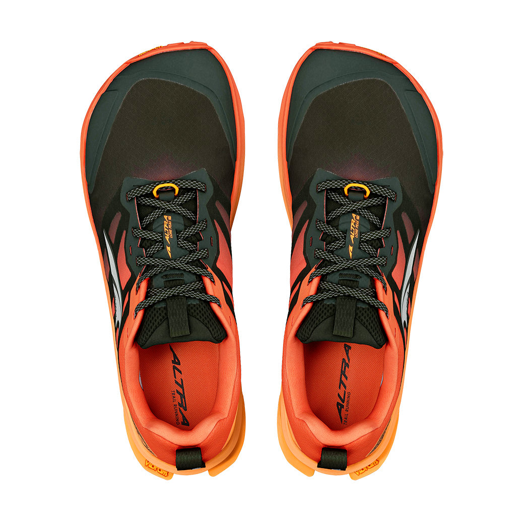 Altra Lone Peak 9+ Mens Running Shoe - Black/Orange