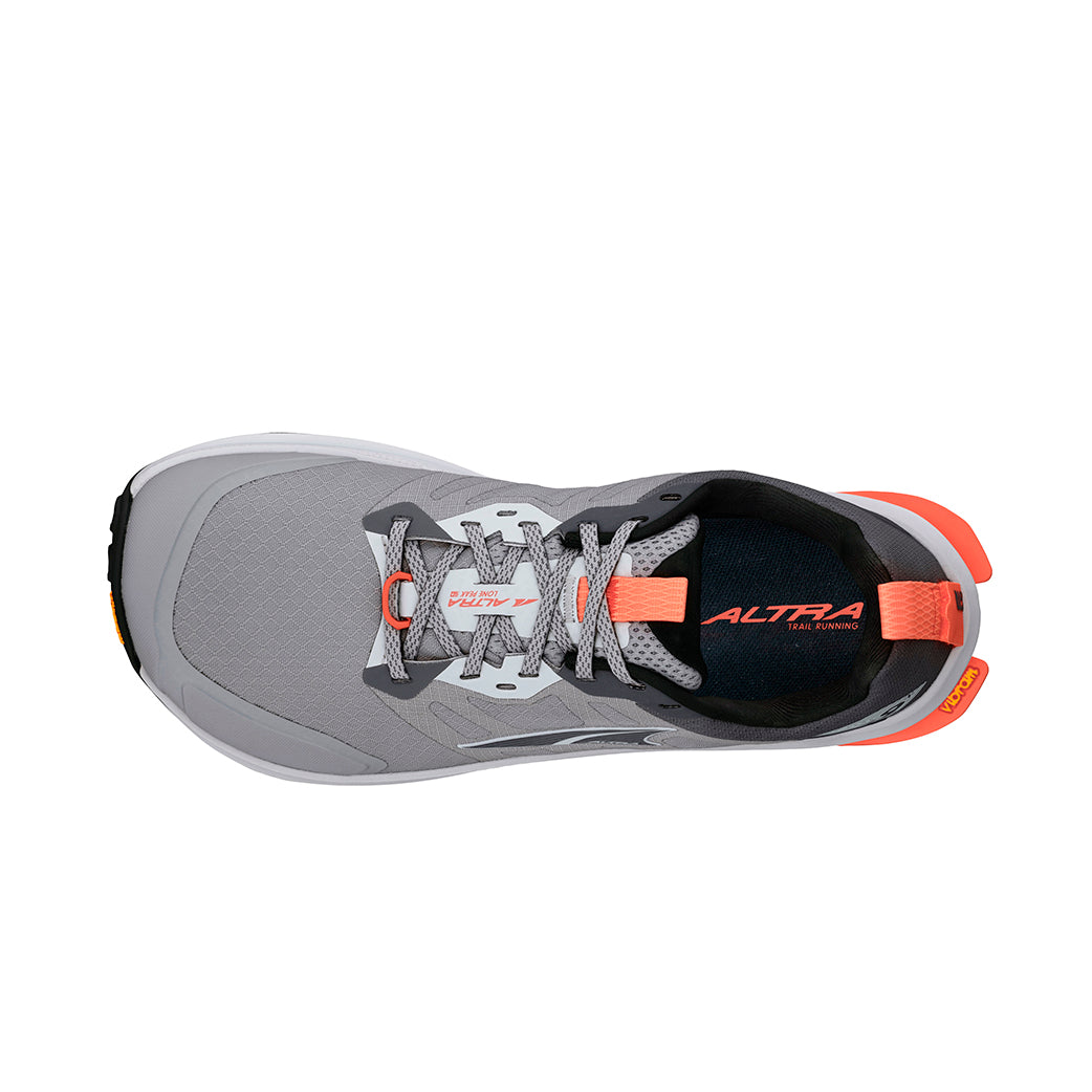 Altra Lone Peak 9 + Women's Running Shoes - Grey/Orange