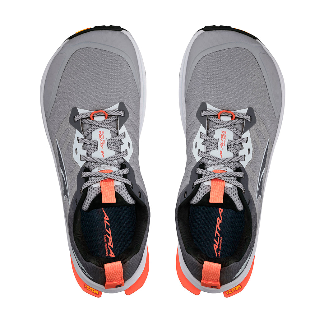 Altra Lone Peak 9 + Women's Running Shoes - Grey/Orange