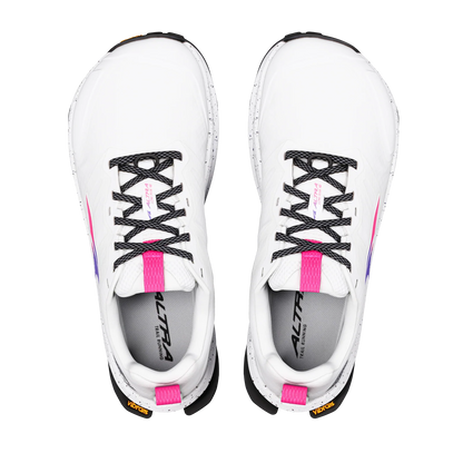 Altra Lone Peak 9 + Women's Running Shoes - Vaporous Grey/ Knockout Pink, view
