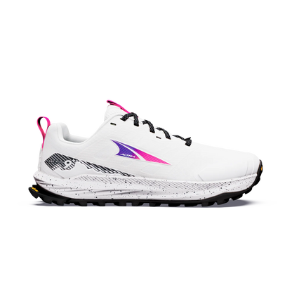 Altra Lone Peak 9 + Women's Running Shoes - Vaporous Grey/ Knockout Pink, view