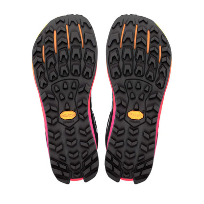 Altra Lone Peak 9 + Women's Running Shoes - Black/Knockout Pink/White