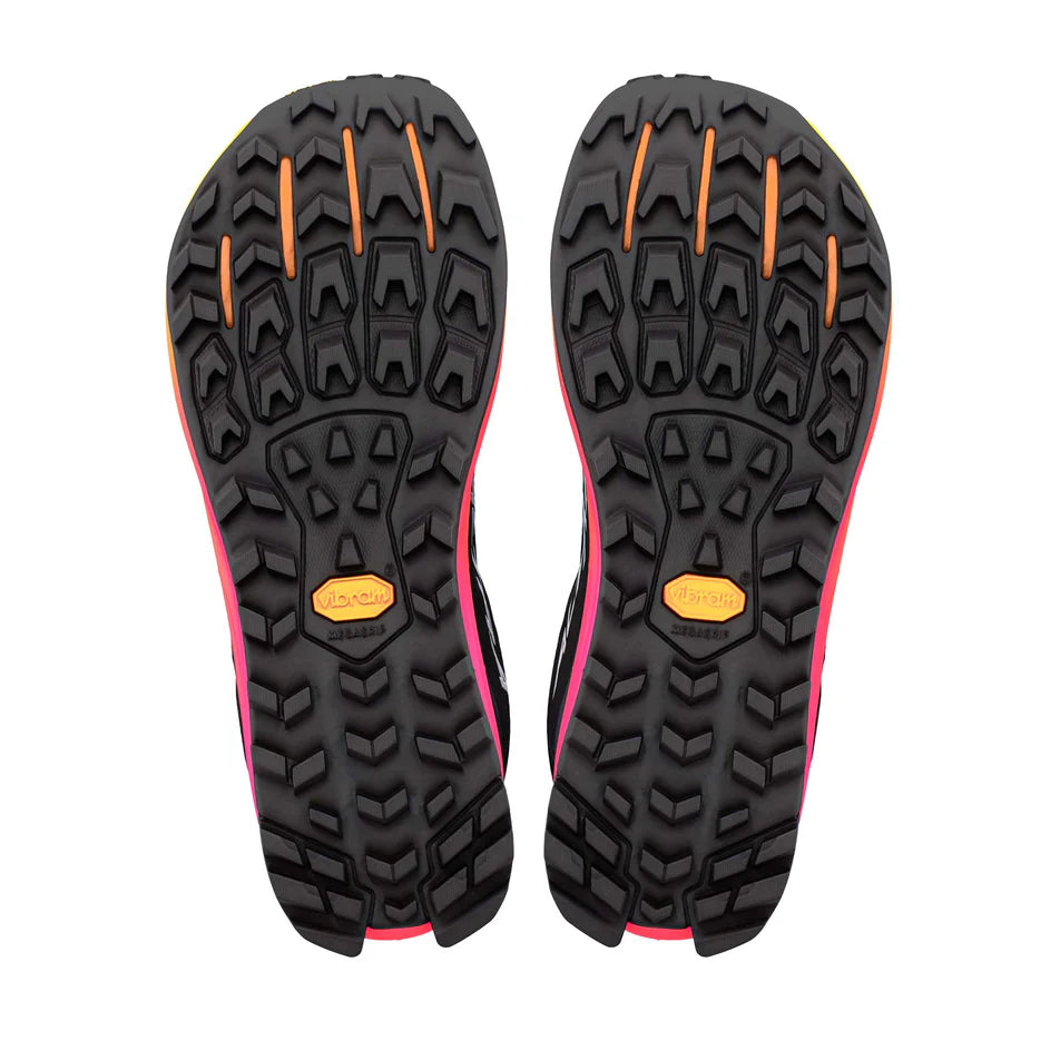 Altra Lone Peak 9 + Women's Running Shoes - Black/Knockout Pink/White