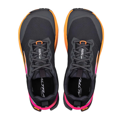 Altra Lone Peak 9 + Women's Running Shoes - Black/Knockout Pink/White