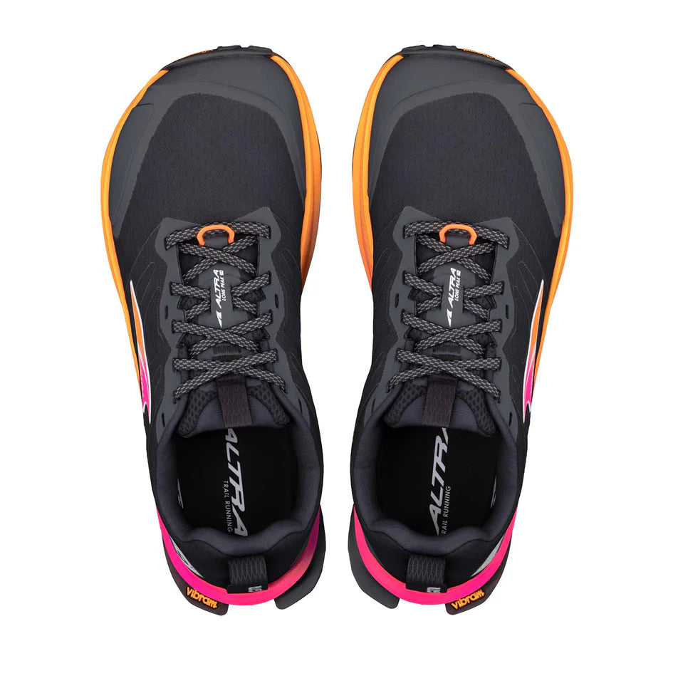 Altra Lone Peak 9 + Women's Running Shoes - Black/Knockout Pink/White