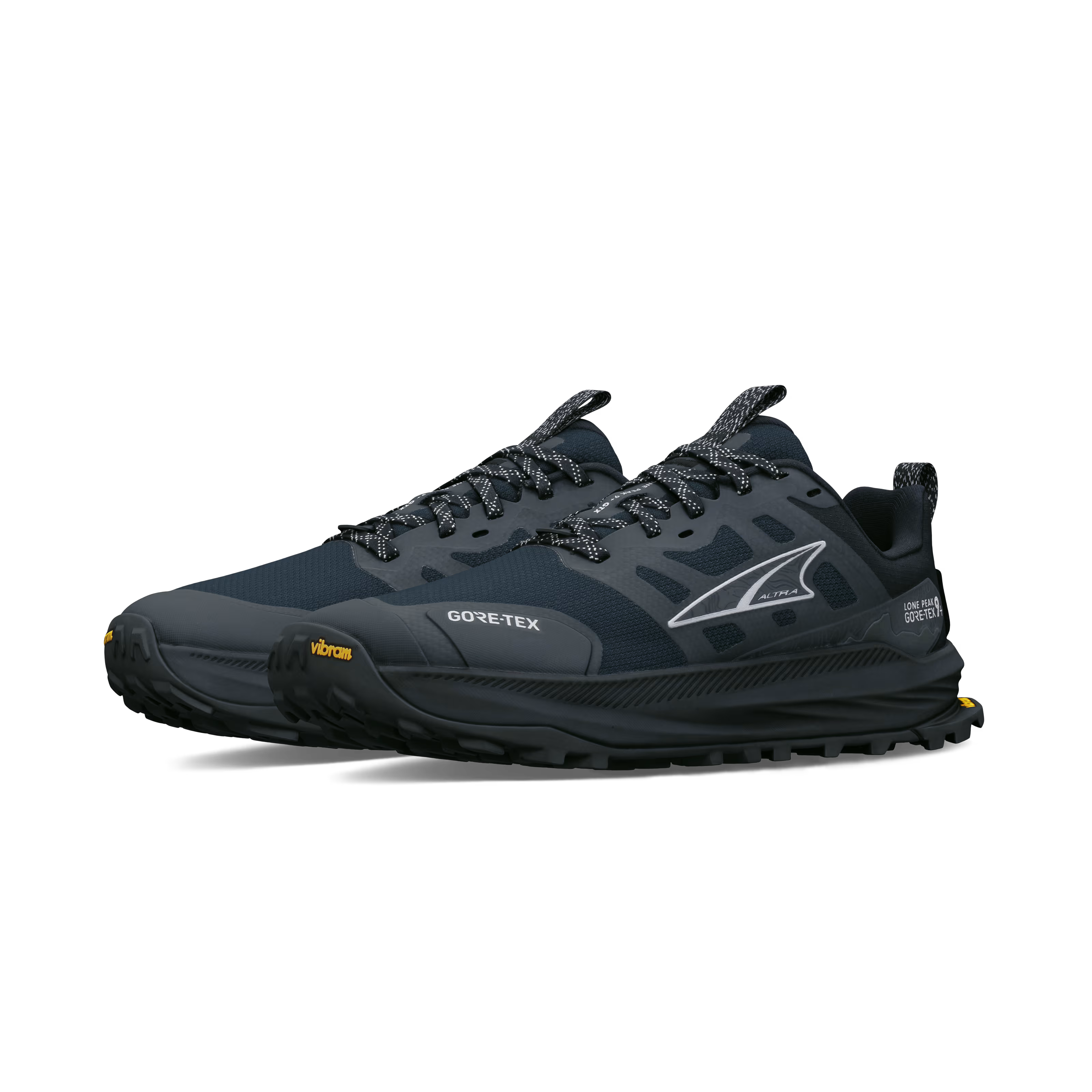 Altra Lone Peak 9+ GTX Womens Running Shoe - Black/Black