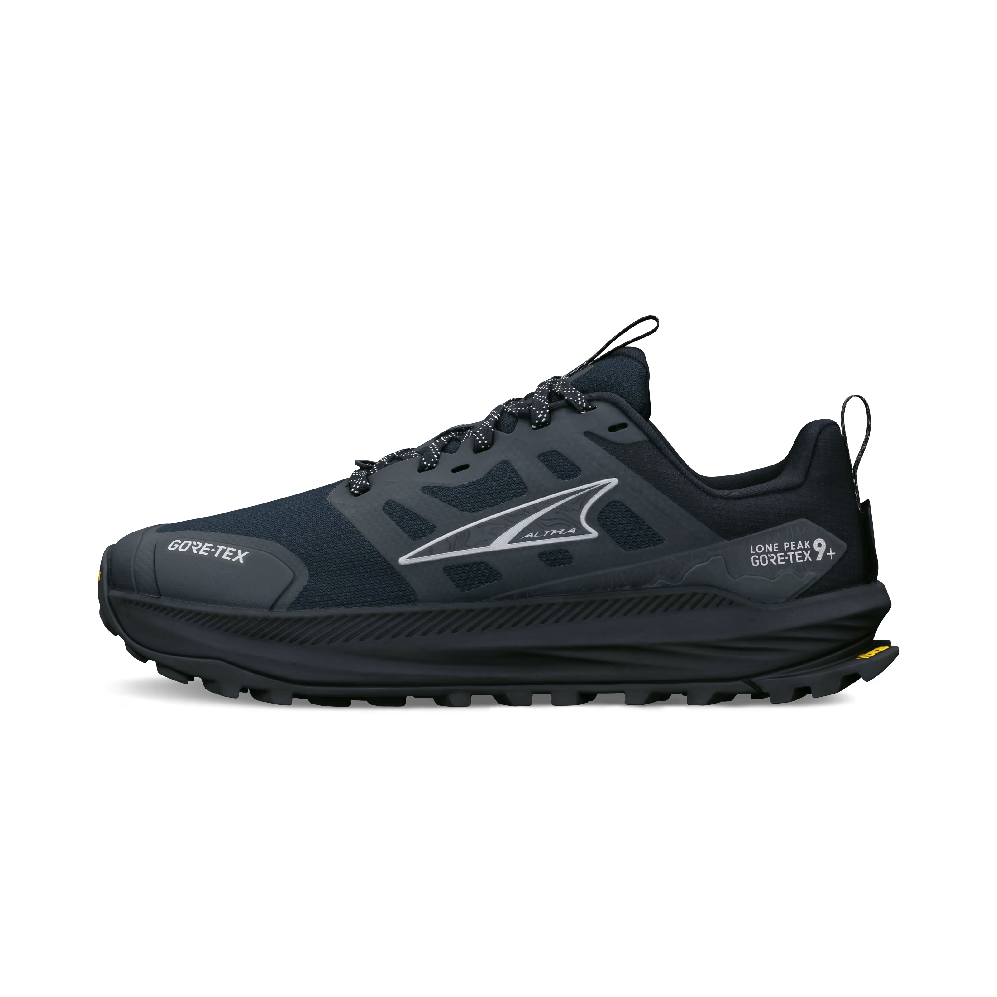 Altra Lone Peak 9+ GTX Womens Running Shoe - Black/Black