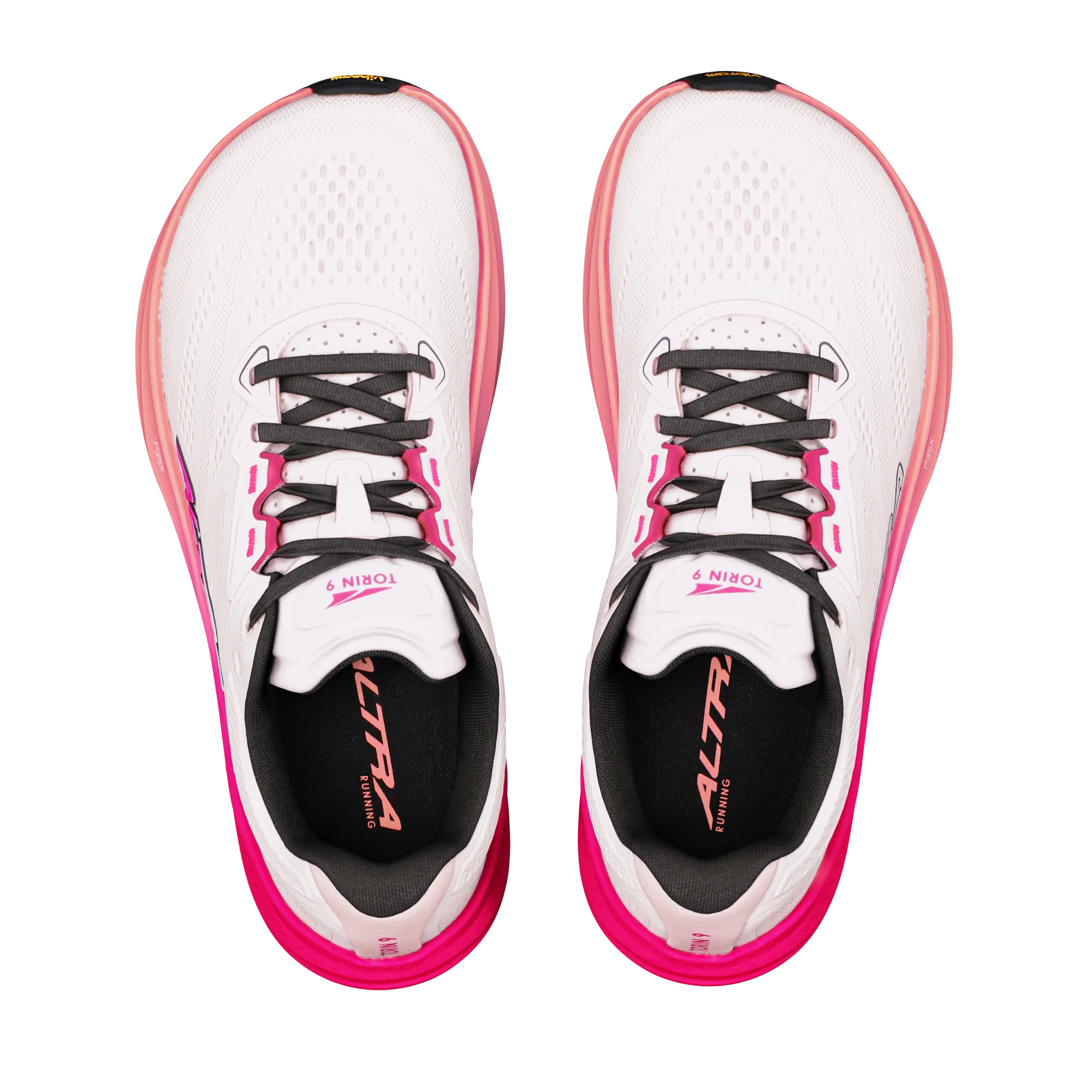 Altra Torin 9 Womens Running Shoes - Coconut Cream/Pink Glow/Desert Flower