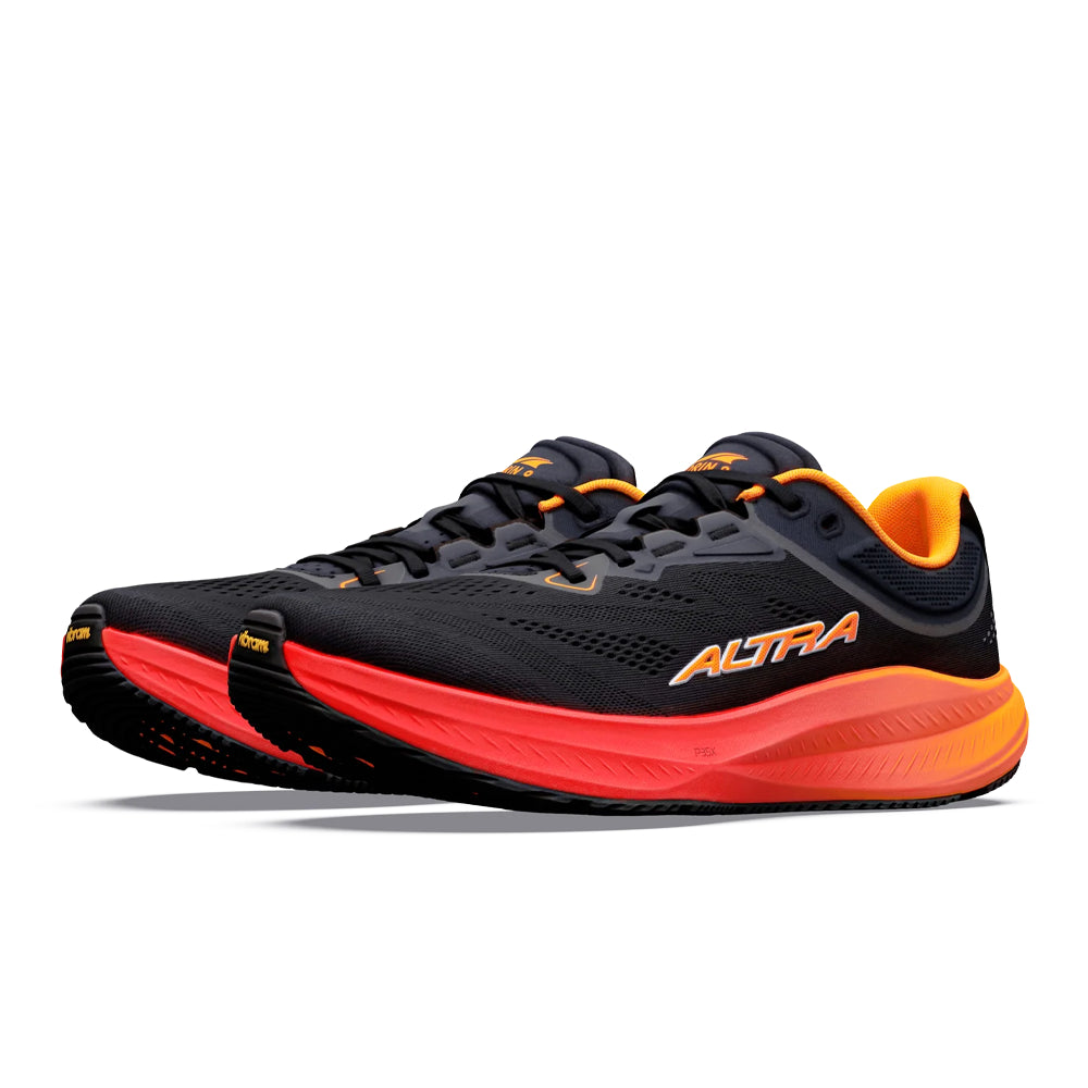 Altra Torin 9 Mens Running Shoe - Black/Orange Pop/Coral