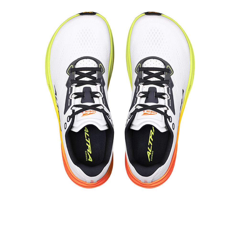 Altra Torin 9 Mens Running Shoe - White/Black/Safety Yellow