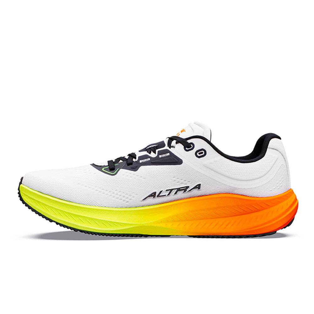 Altra Torin 9 Mens Running Shoe - White/Black/Safety Yellow