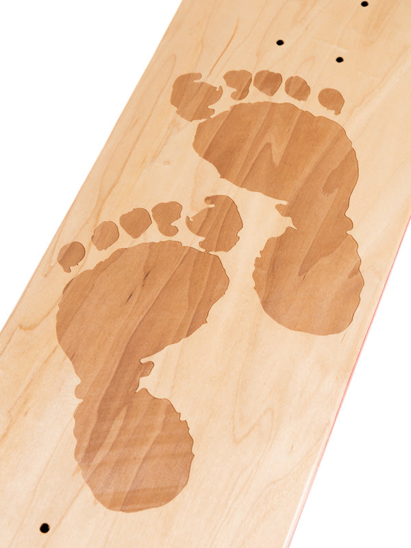 Two Bare Feet 7.75"-8.5" Laser Logo Canadian Maple Skateboard Deck