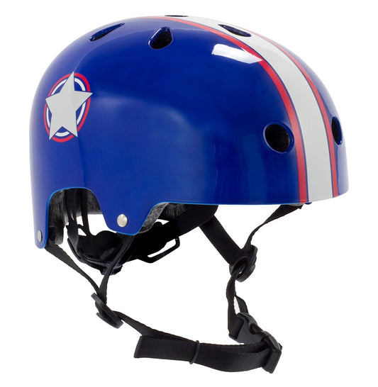 SFR Kids Adjustable Helmet BlueSilver Main
