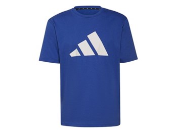 Adidas 3 Bar Cotton Tee Men Blue