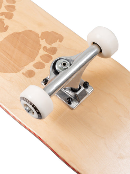 Two Bare Feet 7.75"-8.5" Laser Logo Canadian Maple Complete Skateboard