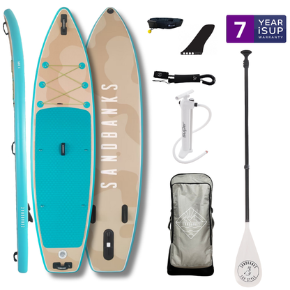 Sandbanks Style Pro-X 10'6'' x 32'' x 4.75'' iSUP Paddleboard package Agadir