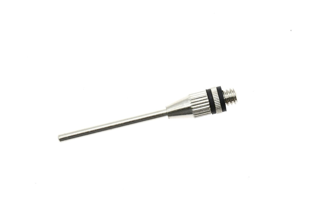 Needle adaptor with a pointed tip on a white background