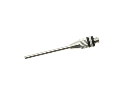 Needle adaptor with a pointed tip on a white background