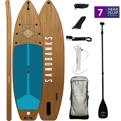 Sandbanks Style Pro-X 10'6'' x 32'' x 4.75'' iSUP paddleboard package - Tofino
