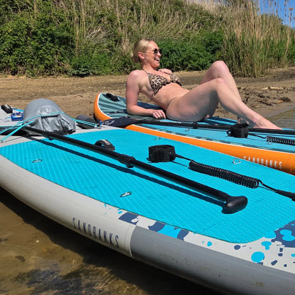 Sandbanks Style Pro-X 10'6'' x 32'' x 4.75'' iSUP Paddleboard package Turquoise